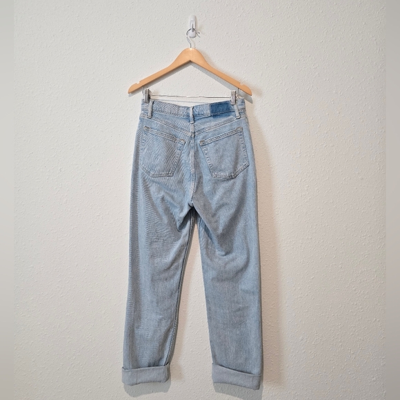 Abercrombie 90s Straight High Rise Jeans 28/6 Long - Picture 4 of 7
